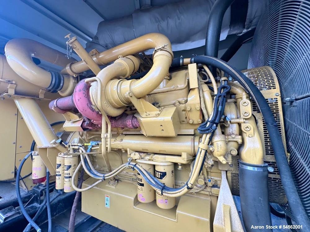Used Caterpillar 3412 800 kW Diesel Generator Set
