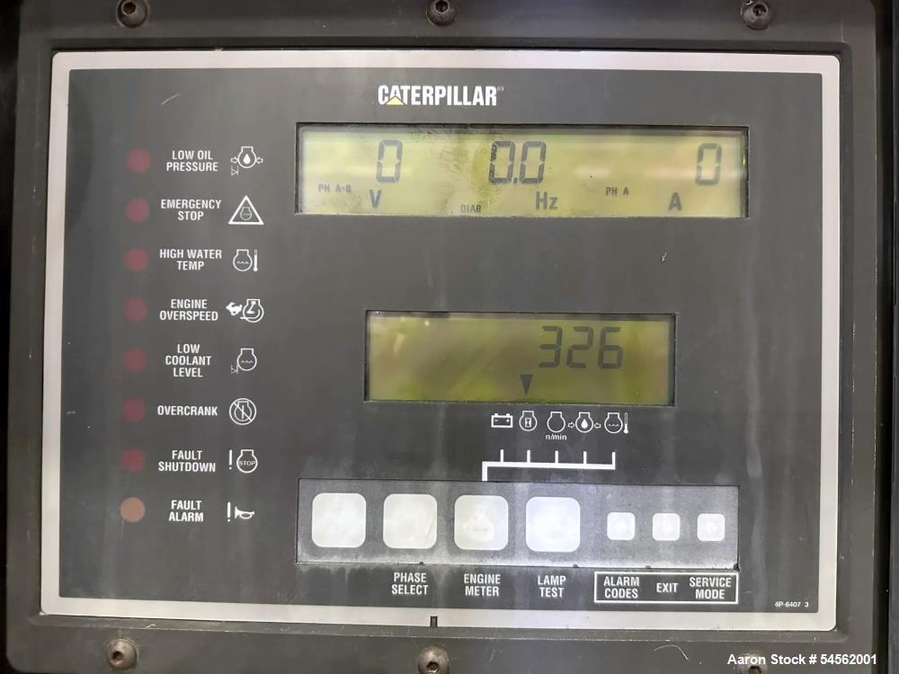 Used Caterpillar 3412 800 kW Diesel Generator Set