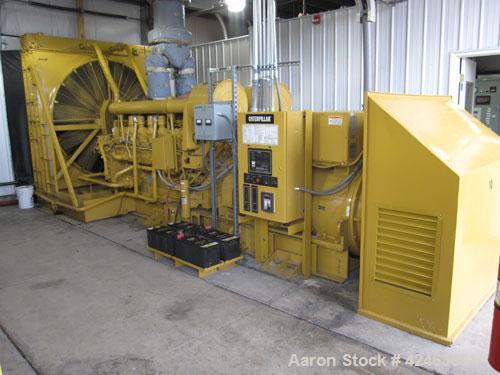 Used Caterpillar 2000 kW Standby /1825 kW Prime Diesel Generator Set. CAT 3516 engine rated 2876 hp @ 1800 rpm, serial #6NH01698. SR4B HV 3/60/13800V, reconnectable to 12470V or 13200V. EMPC II contr...
