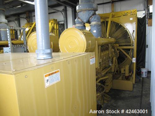 Used Caterpillar 2000 kW Standby /1825 kW Prime Diesel Generator Set. CAT 3516 engine rated 2876 hp @ 1800 rpm, serial #6NH01698. SR4B HV 3/60/13800V, reconnectable to 12470V or 13200V. EMPC II contr...