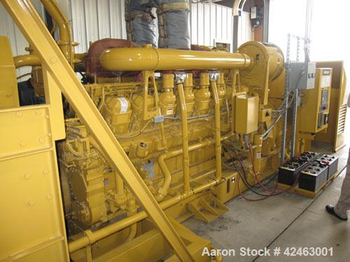 Used Caterpillar 2000 kW Standby /1825 kW Prime Diesel Generator Set. CAT 3516 engine rated 2876 hp @ 1800 rpm, serial #6NH01698. SR4B HV 3/60/13800V, reconnectable to 12470V or 13200V. EMPC II contr...