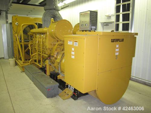 Used Caterpillar 2000 kW Standby / 1825 kW Prime Diesel Generator Set. CAT 3516 engine rated 2628 hp @ 1800 rpm, SN-1HZ00751...