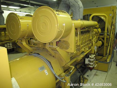 Used Caterpillar 2000 kW Standby / 1825 kW Prime Diesel Generator Set. CAT 3516 engine rated 2628 hp @ 1800 rpm, SN-1HZ00751. SR4B3/60/480V. 3000 Amp breaker. EMCP II control. Dual jacket water heate...