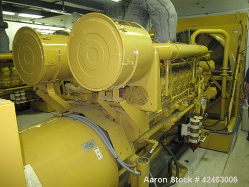 Used Caterpillar 2000 kW Standby / 1825 kW Prime Diesel Generator Set. CAT 3516 engine rated 2628 hp @ 1800 rpm, SN-1HZ00751...