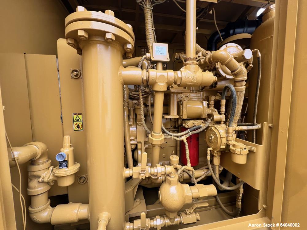 Used 60kW Caterpillar Natural Gas Generator – Model G3304NA, Enclosed, 3-Phase, Skid Mounted