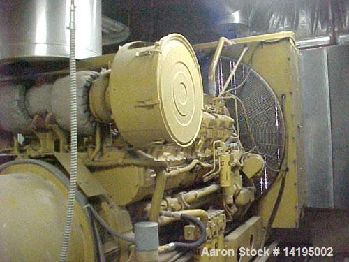 Used-CAT 1250 kW Standby Diesel Generator Set. Caterpillar model 3512 engine SN-24Z06091 rated 1818 HP @ 1800 RPM. 3/60/480V...