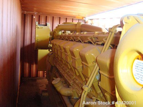 Used CAT 1750 kW Standby, 1600 kW Prime, Rated Diesel Generator Set.  CAT certified rebuild in 2008.  CAT 3516 engine, rebuild engine serial #25Z80001.  3/60/480V.  No radiator.  Less than 10 hours.