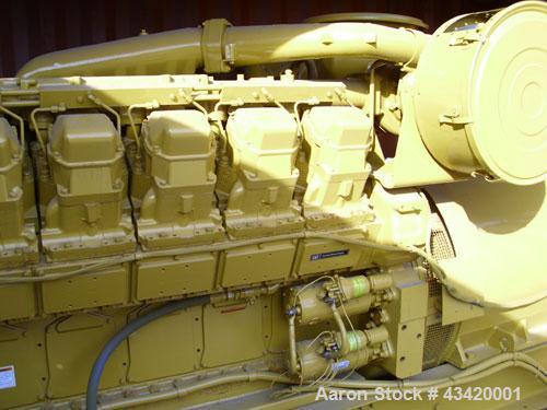 Used CAT 1750 kW Standby, 1600 kW Prime, Rated Diesel Generator Set.  CAT certified rebuild in 2008.  CAT 3516 engine, rebuild engine serial #25Z80001.  3/60/480V.  No radiator.  Less than 10 hours.