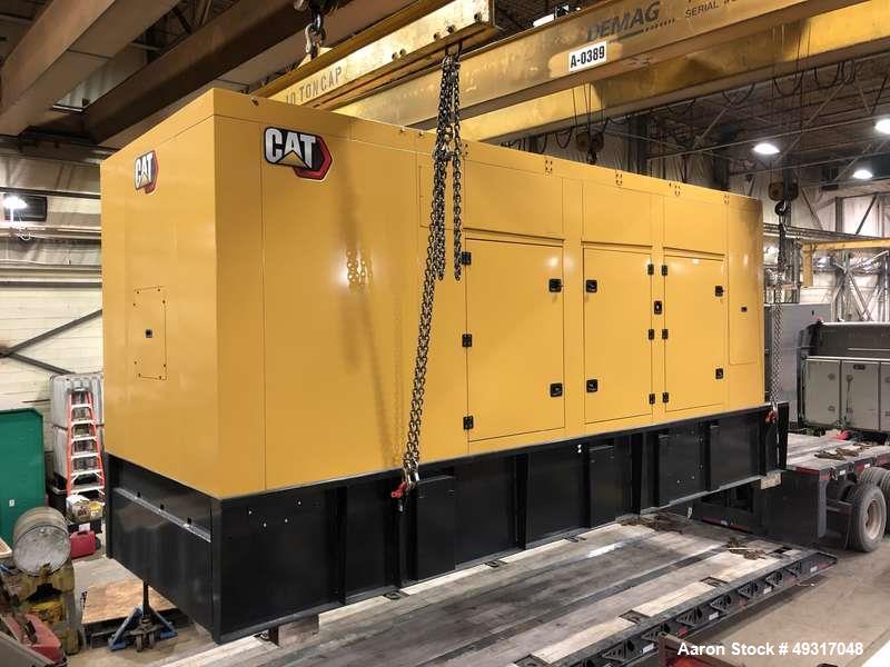 Unused Caterpillar 1000 kW Diesel Generator – C32 Engine, Tier 2, UL142 Fuel Tank, 2021
