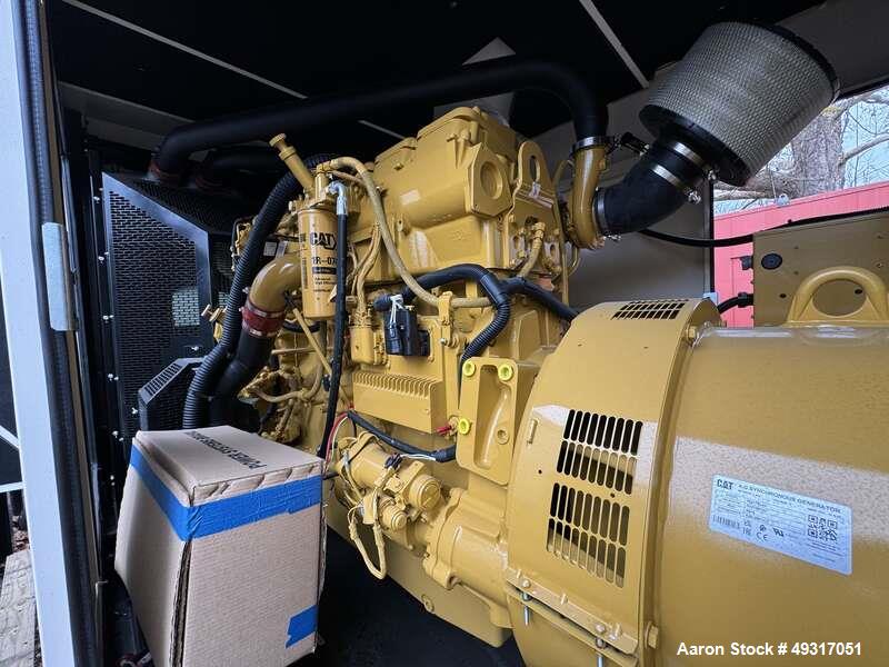 Unused Caterpillar 600 kW Diesel Generator – D600GC, Tier 2, UL142 Fuel Tank, IBC Seismic, 2024