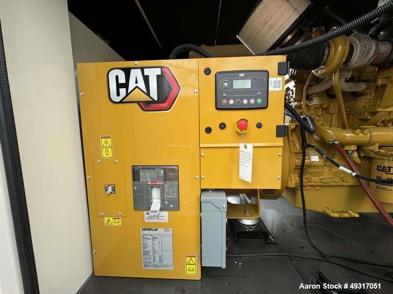 Unused Caterpillar 600 kW Diesel Generator – D600GC, Tier 2, UL142 Fuel Tank, IBC Seismic, 2024