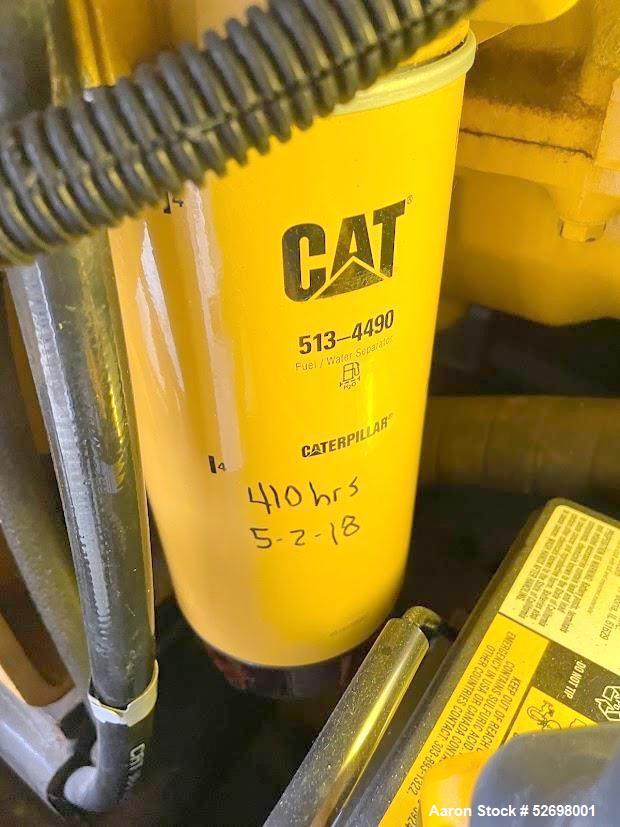 Used Caterpillar 500 kW standby diesel generator set, SN-CER00464. CAT 3456 engine rated 764 HP at 1800 RPM, 3/60/277/480V, 12 lead reconnectable to other voltages. 800 Amp main-line circuit breaker....