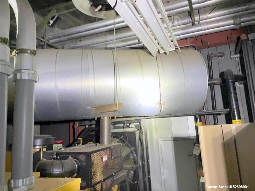 Used Caterpillar 500 kW standby diesel generator set, SN-CER00464. CAT 3456 engine rated 764 HP at 1800 RPM, 3/60/277/480V, 12 lead reconnectable to other voltages. 800 Amp main-line circuit breaker....