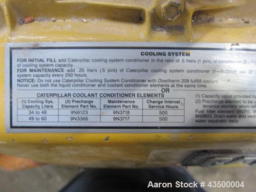 Used CAT 160 kW Prime Rated Diesel Generator Set