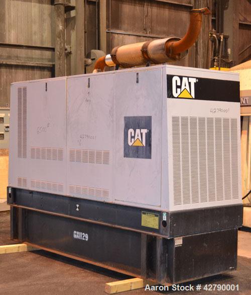 Used CAT 250kW Diesel Generator Set. Caterpillar model 3306B engine rated 377 HP @ 1800 RPM, serial #2AJ01129. 3/60/277-480 Volt main-line circuit breaker. EMCP digital control panel. Block heater. B...