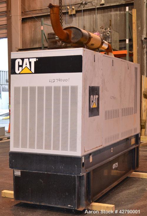 Used CAT 250kW Diesel Generator Set. Caterpillar model 3306B engine rated 377 HP @ 1800 RPM, serial #2AJ01129. 3/60/277-480 Volt main-line circuit breaker. EMCP digital control panel. Block heater. B...