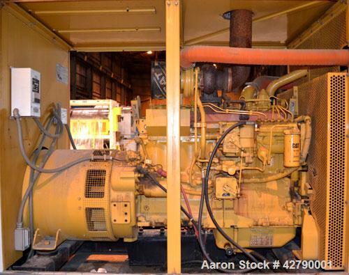 Used CAT 250kW Diesel Generator Set. Caterpillar model 3306B engine rated 377 HP @ 1800 RPM, serial #2AJ01129. 3/60/277-480 Volt main-line circuit breaker. EMCP digital control panel. Block heater. B...