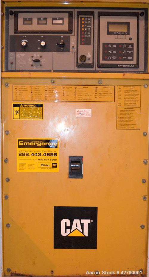 Used CAT 250kW Diesel Generator Set. Caterpillar model 3306B engine rated 377 HP @ 1800 RPM, serial #2AJ01129. 3/60/277-480 Volt main-line circuit breaker. EMCP digital control panel. Block heater. B...