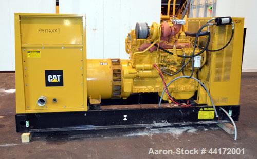 Used Caterpillar 225kW standby diesel generator set. CAT model 3306B engine rated 335 HP @ 1800 RPM, SN-2AJ00527. 3/60/277/480V, 12 lead re-connectable. EMCP digital control panel. 400 Amp main-line ...