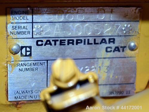 Used Caterpillar 225kW standby diesel generator set. CAT model 3306B engine rated 335 HP @ 1800 RPM, SN-2AJ00527. 3/60/277/480V, 12 lead re-connectable. EMCP digital control panel. 400 Amp main-line ...