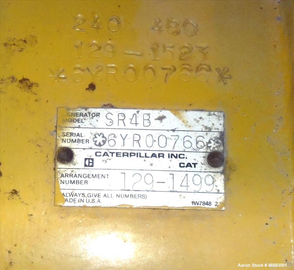Used Caterpillar 230 kW diesel generator. CAT 3306 engine SN-9NR01316
