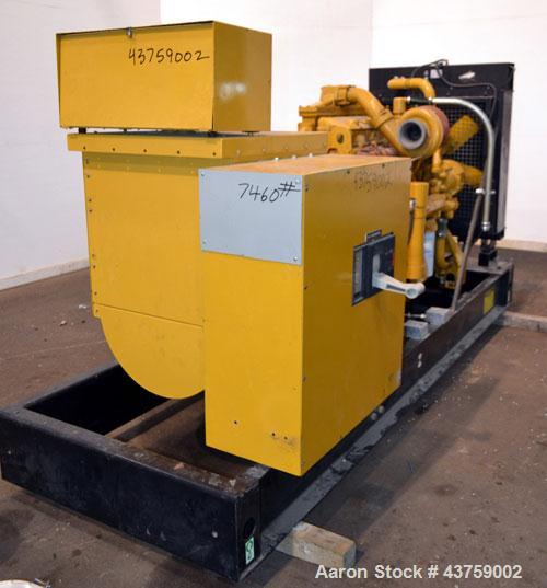 Used Caterpillar 400 kW Standby Diesel Generator Set. CAT model 3406 engine rated 587 hp @ 1800 rpm, serial #4RG01804.  3/60/208/277/480V, currently set up for 208V, 12 lead reconnectable. EMCP digit...