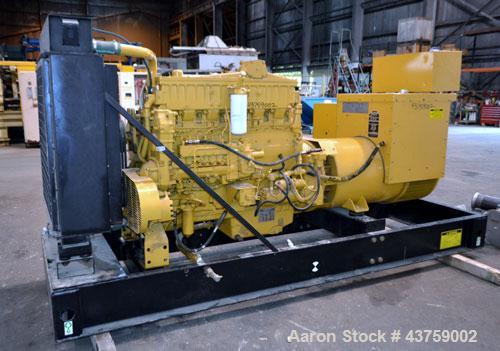 Used Caterpillar 400 kW Standby Diesel Generator Set. CAT model 3406 engine rated 587 hp @ 1800 rpm, serial #4RG01804.  3/60/208/277/480V, currently set up for 208V, 12 lead reconnectable. EMCP digit...