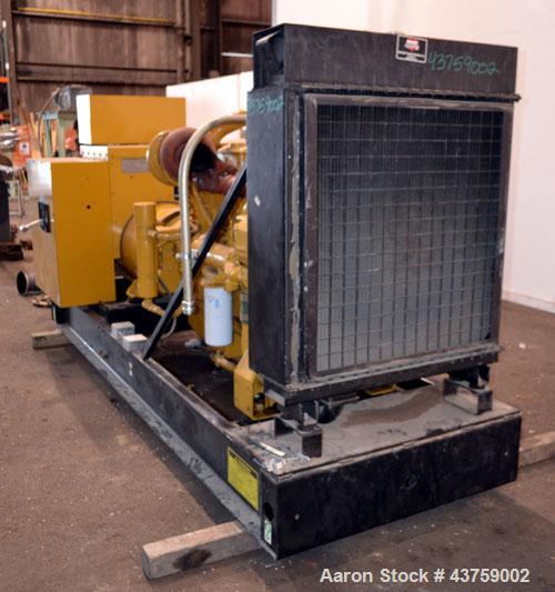 Used Caterpillar 400 kW Standby Diesel Generator Set. CAT model 3406 engine rated 587 hp @ 1800 rpm, serial #4RG01804.  3/60/208/277/480V, currently set up for 208V, 12 lead reconnectable. EMCP digit...