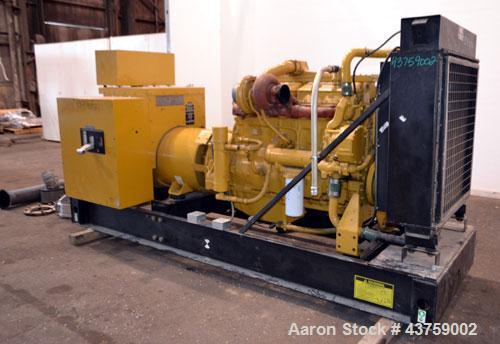 Used Caterpillar 400 kW Standby Diesel Generator Set. CAT model 3406 engine rated 587 hp @ 1800 rpm, serial #4RG01804.  3/60/208/277/480V, currently set up for 208V, 12 lead reconnectable. EMCP digit...