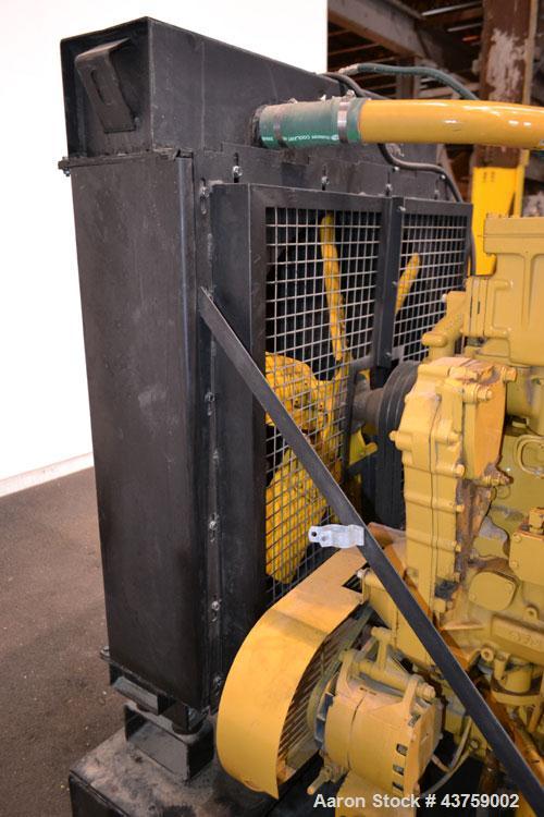 Used Caterpillar 400 kW Standby Diesel Generator Set. CAT model 3406 engine rated 587 hp @ 1800 rpm, serial #4RG01804.  3/60/208/277/480V, currently set up for 208V, 12 lead reconnectable. EMCP digit...