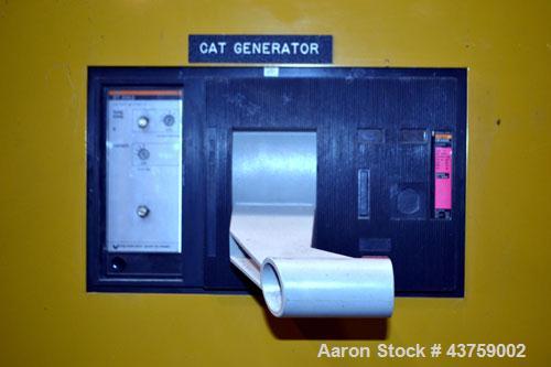 Used Caterpillar 400 kW Standby Diesel Generator Set. CAT model 3406 engine rated 587 hp @ 1800 rpm, serial #4RG01804.  3/60/208/277/480V, currently set up for 208V, 12 lead reconnectable. EMCP digit...