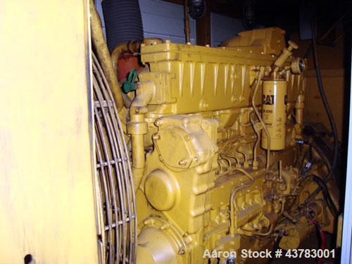 Used Caterpillar 350 kW standby diesel generator set. CAT 3406B engine rated 534 HP @ 1800 RPM SN-2WB05615. 3/60/277/480V currently set up for 208V, 12 lead reconnectable. Generator model SR4 SN-2WD0...