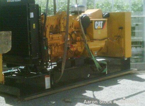 New-Caterpillar 400 kW standby diesel generator set. SN-C2Y02066. CAT 3406C engine rated 587 HP @ 1800 RPM, SN-1DZ21693. 3/60/254/440V w/PMG (permanent magnet excitation) EMCP 3.1 digital control pan...