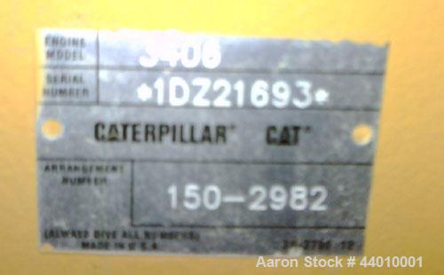 New-Caterpillar 400 kW standby diesel generator set. SN-C2Y02066. CAT 3406C engine rated 587 HP @ 1800 RPM, SN-1DZ21693. 3/60/254/440V w/PMG (permanent magnet excitation) EMCP 3.1 digital control pan...