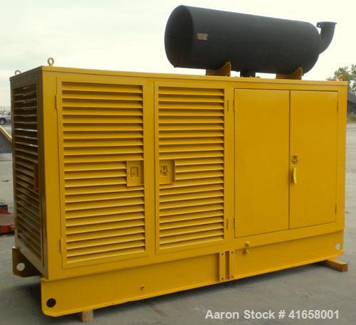 Used CAT 210kW Diesel Generator Set. Caterpillar 3406 engine S/N 90U9531. CAT model SR-4 gen end, 3/60/277/480V, S/N 47BH3988, arrangement # 6N4997. Main-line circuit breaker, battery charger, block ...