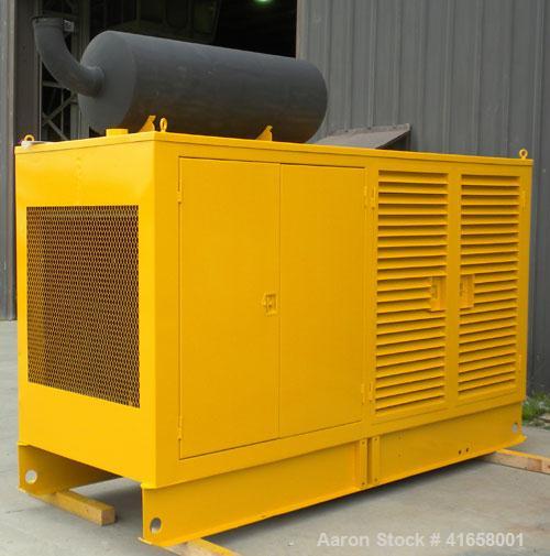 Used CAT 210kW Diesel Generator Set. Caterpillar 3406 engine S/N 90U9531. CAT model SR-4 gen end, 3/60/277/480V, S/N 47BH3988, arrangement # 6N4997. Main-line circuit breaker, battery charger, block ...