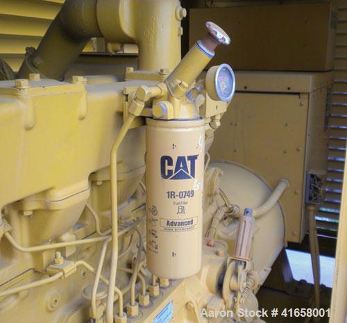 Used CAT 210kW Diesel Generator Set. Caterpillar 3406 engine S/N 90U9531. CAT model SR-4 gen end, 3/60/277/480V, S/N 47BH3988, arrangement # 6N4997. Main-line circuit breaker, battery charger, block ...