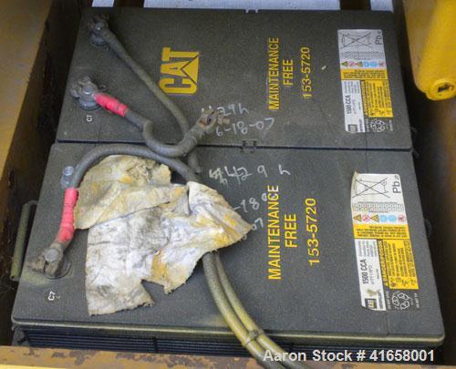 Used CAT 210kW Diesel Generator Set. Caterpillar 3406 engine S/N 90U9531. CAT model SR-4 gen end, 3/60/277/480V, S/N 47BH3988, arrangement # 6N4997. Main-line circuit breaker, battery charger, block ...