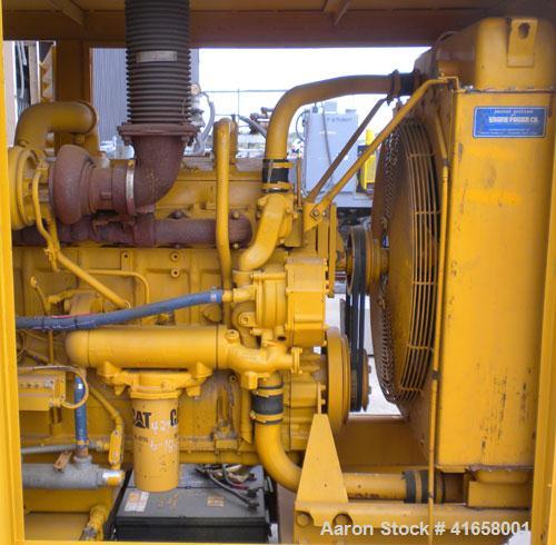 Used CAT 210kW Diesel Generator Set. Caterpillar 3406 engine S/N 90U9531. CAT model SR-4 gen end, 3/60/277/480V, S/N 47BH3988, arrangement # 6N4997. Main-line circuit breaker, battery charger, block ...