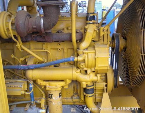 Used CAT 210kW Diesel Generator Set. Caterpillar 3406 engine S/N 90U9531. CAT model SR-4 gen end, 3/60/277/480V, S/N 47BH3988, arrangement # 6N4997. Main-line circuit breaker, battery charger, block ...