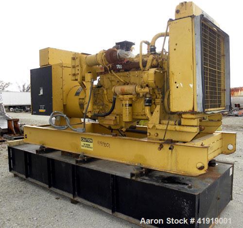 Used CAT 250 kW standby rated diesel generator set. CAT 3406 engine SN-2WB01367 Arr#4W3812, rated 375 hp @ 1800 rpm. Cat model SR4 generator end SN-5GA03453 Arr #5N5062 3/60/208-277-480V. Mainline ci...