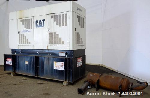 Used Caterpillar 350 kW Standby Diesel Generator Set. CAT model 3406 engine rated 519 HP at 1800 RPM, SN-4ZR06144. 3/60/277/480V currently set up at 480V reconnectable to other voltages. Generator mo...