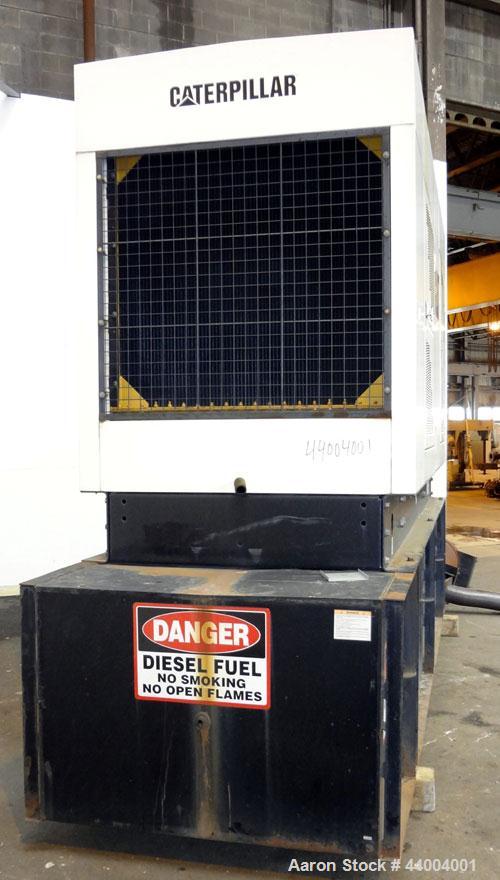 Used Caterpillar 350 kW Standby Diesel Generator Set. CAT model 3406 engine rated 519 HP at 1800 RPM, SN-4ZR06144. 3/60/277/480V currently set up at 480V reconnectable to other voltages. Generator mo...