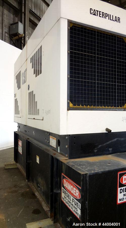 Used Caterpillar 350 kW Standby Diesel Generator Set. CAT model 3406 engine rated 519 HP at 1800 RPM, SN-4ZR06144. 3/60/277/480V currently set up at 480V reconnectable to other voltages. Generator mo...
