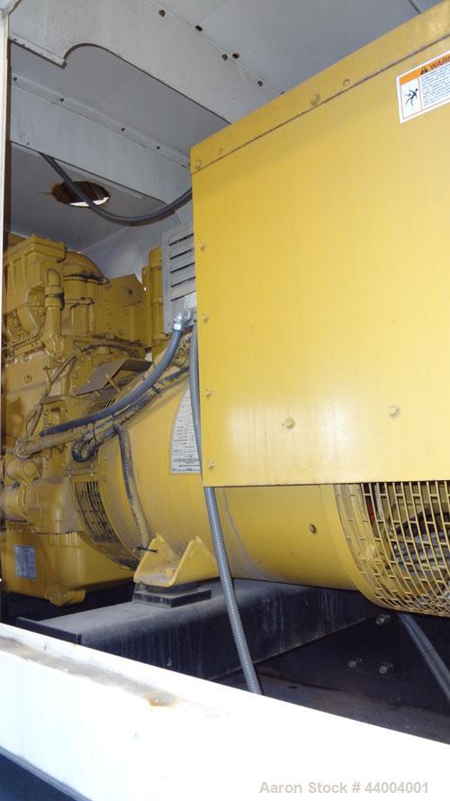 Used Caterpillar 350 kW Standby Diesel Generator Set. CAT model 3406 engine rated 519 HP at 1800 RPM, SN-4ZR06144. 3/60/277/480V currently set up at 480V reconnectable to other voltages. Generator mo...