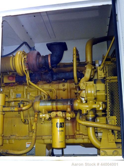 Used Caterpillar 350 kW Standby Diesel Generator Set. CAT model 3406 engine rated 519 HP at 1800 RPM, SN-4ZR06144. 3/60/277/480V currently set up at 480V reconnectable to other voltages. Generator mo...