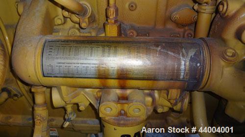 Used Caterpillar 350 kW Standby Diesel Generator Set. CAT model 3406 engine rated 519 HP at 1800 RPM, SN-4ZR06144. 3/60/277/480V currently set up at 480V reconnectable to other voltages. Generator mo...