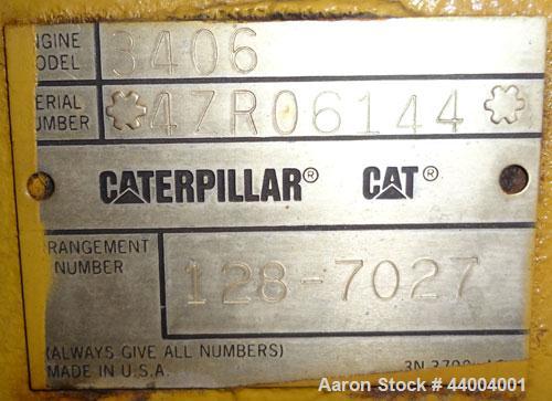 Used Caterpillar 350 kW Standby Diesel Generator Set. CAT model 3406 engine rated 519 HP at 1800 RPM, SN-4ZR06144. 3/60/277/480V currently set up at 480V reconnectable to other voltages. Generator mo...