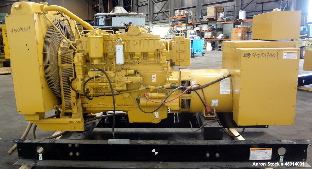 Used- Caterpillar 400 kW standby diesel generator set, SN-9DR04152. CAT model 3406 engine rated 587 HP @ 1800 RPM, SN-4ZR075...
