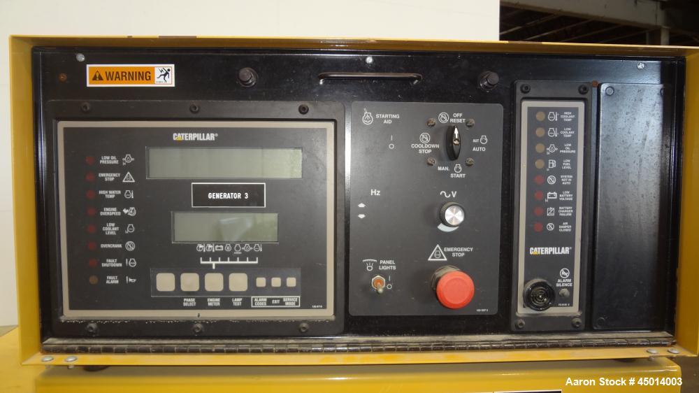 Used Caterpillar 400 kW Standby Diesel Generator Set, CAT Model 3406